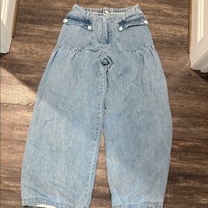 Eesome Light Blue Flare & Wide Leg Jeans